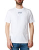 T-shirt uomo k-way bianca modello odom con stampa
