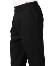 PANTALONE UOMO BEABLE NERO CON PINCES DAVANTI