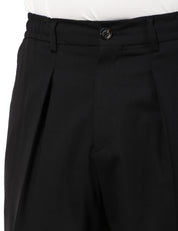 PANTALONE UOMO BEABLE NERO CON PINCES DAVANTI