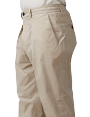 PANTALONE UOMO BEABLE STUCCO CON PINCES IN COTONE