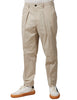 Pantalone uomo beable stucco con pinces in cotone