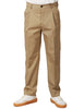 Pantalone uomo beable sandy beige in cotone con pinces