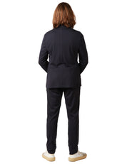 ABITO UOMO BOLLANI ARIA BLU SCURO CON GIACCA MONOPETTO E PANTALONE DRITTO