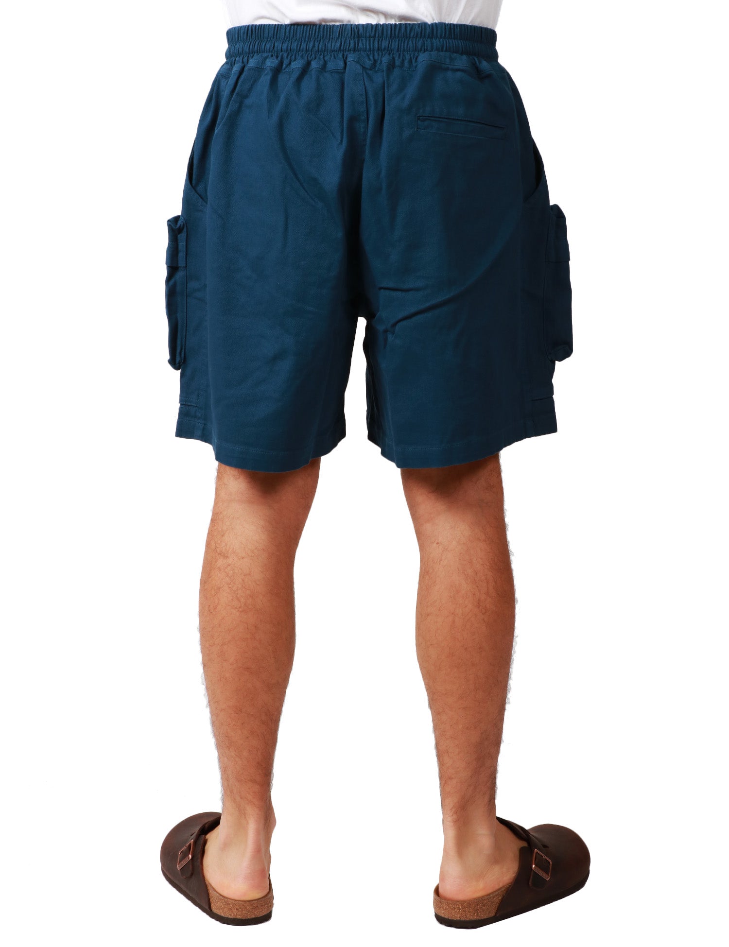 BERMUDA UOMO CALIFORNIA POSH BLU CON TASCONI E COULISSE