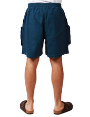 BERMUDA UOMO CALIFORNIA POSH BLU CON TASCONI E COULISSE