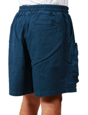 BERMUDA UOMO CALIFORNIA POSH BLU CON TASCONI E COULISSE