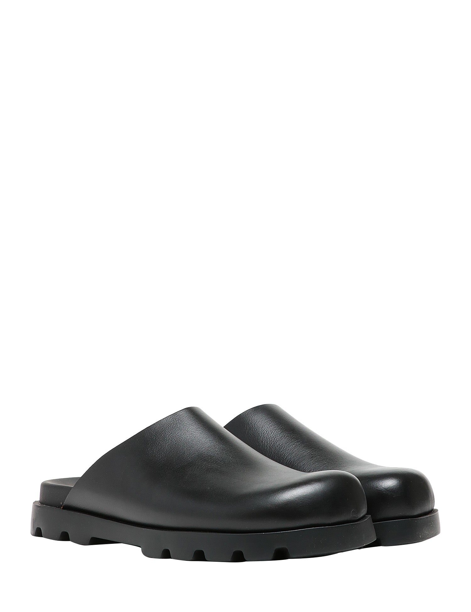 CIABATTA UOMO CAMPER BRUTUS SANDAL NERO IN PELLE CON SUOLA EVA EXTRALIGHT