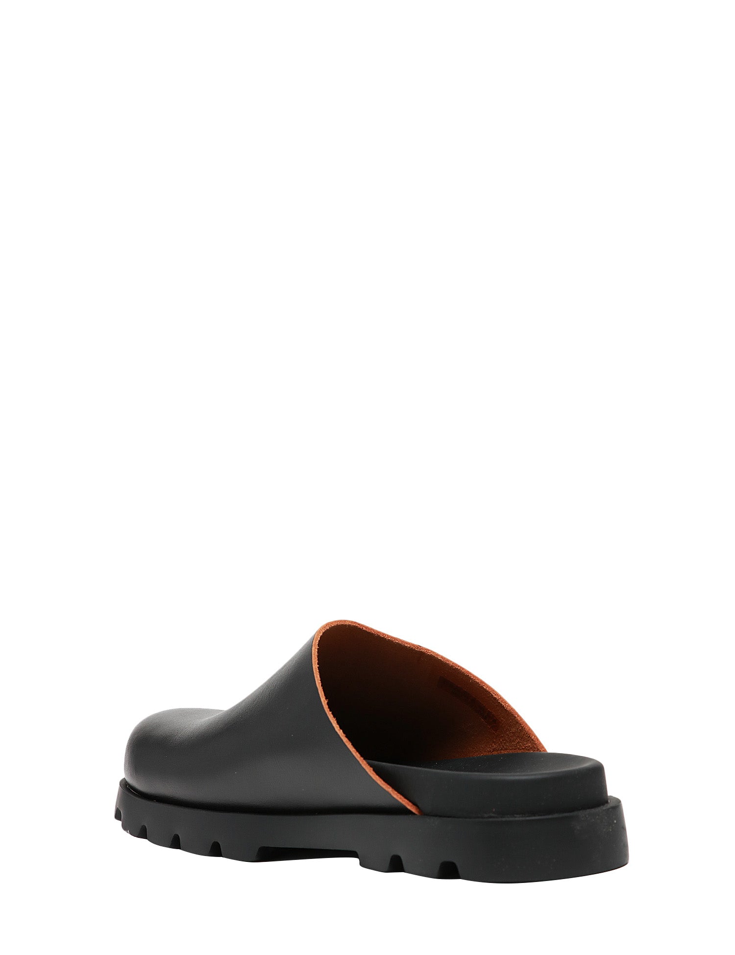 CIABATTA UOMO CAMPER BRUTUS SANDAL NERO IN PELLE CON SUOLA EVA EXTRALIGHT