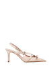 Scarpa chanel donna divine follie nudo in vernice con cinturini