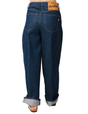 JEANS DONNA DONDUP CRISTY LAVAGGIO SCURO WIDE LEG UNIQUE EDITION