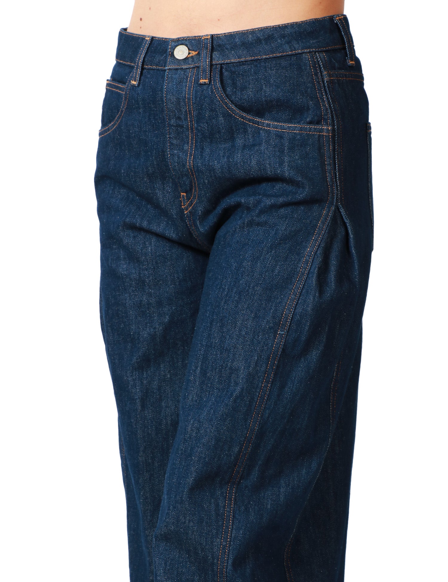 JEANS DONNA DONDUP CRISTY LAVAGGIO SCURO WIDE LEG UNIQUE EDITION