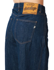 JEANS DONNA DONDUP CRISTY LAVAGGIO SCURO WIDE LEG UNIQUE EDITION