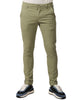 Pantalone uomo dondup gaubert militare slim chino in gabardina leggera