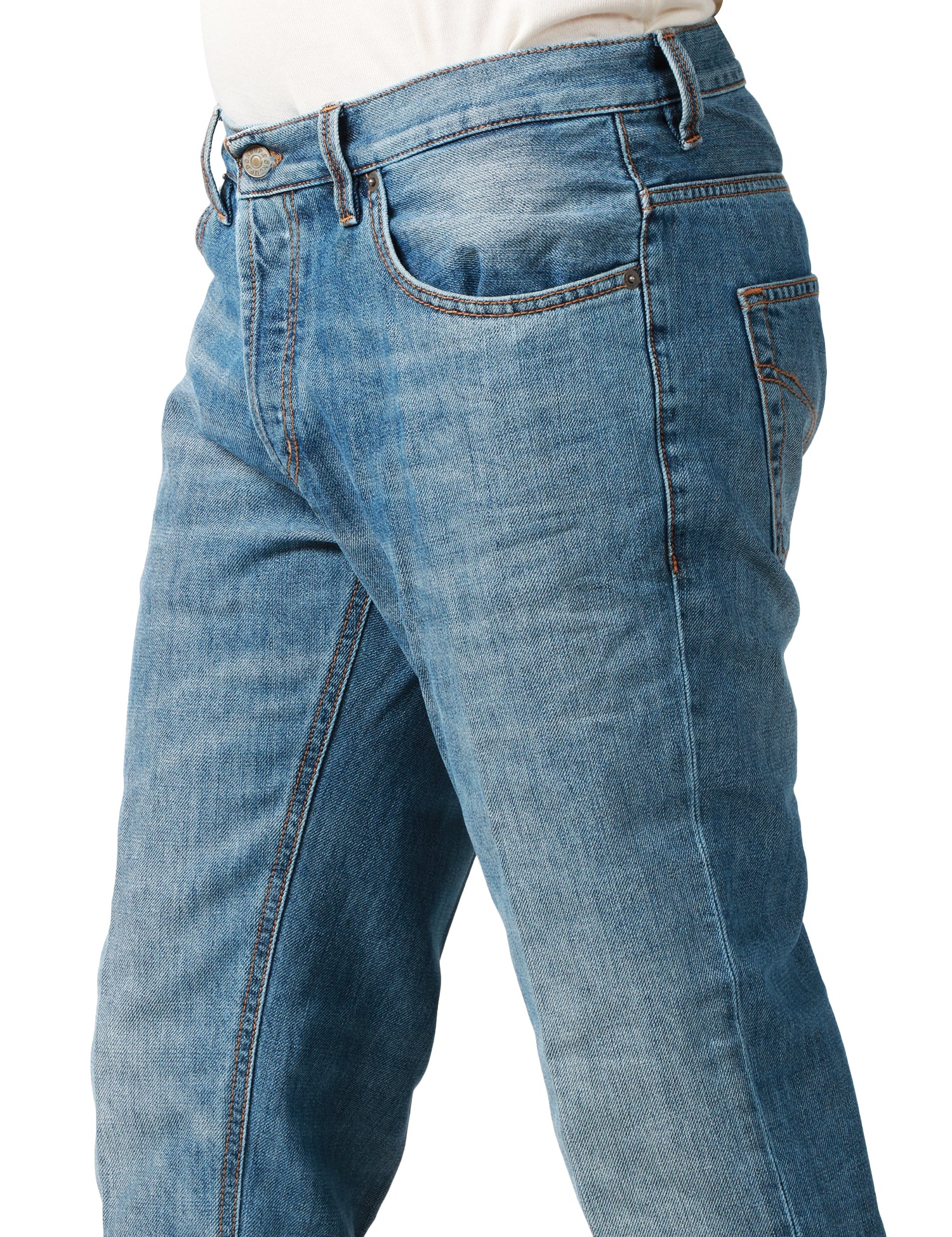 JEANS UOMO DONDUP BRIGHTON LAVAGGIO CHIARO 5 TASCHE CARROT FIT