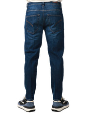 JEANS UOMO DONDUP BRIGHTON LAVAGGIO SCURO 5 TASCHE CARROT FIT