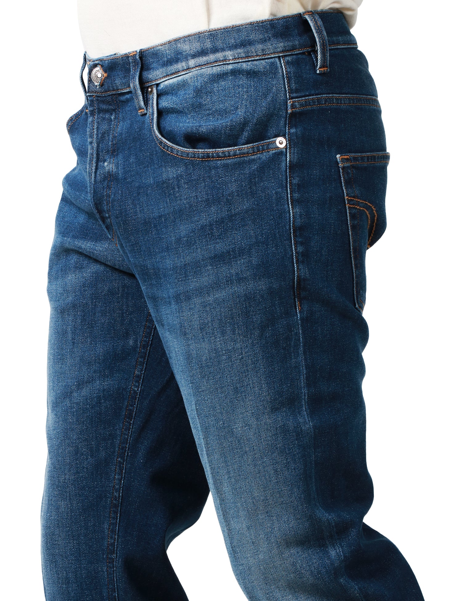 JEANS UOMO DONDUP BRIGHTON LAVAGGIO SCURO 5 TASCHE CARROT FIT