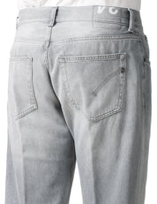 JEANS UOMO DONDUP DIAN GREY DENIM 5 TASCHE CARROT SLIM FIT