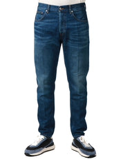 JEANS UOMO DONDUP DIAN LAVAGGIO MEDIO 5 TASCHE CARROT SLIM FIT