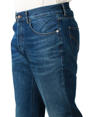 JEANS UOMO DONDUP DIAN LAVAGGIO MEDIO 5 TASCHE CARROT SLIM FIT