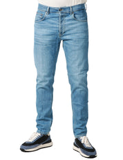 JEANS UOMO DONDUP DIAN LAVAGGIO CHIARO 5 TASCHE CARROT SLIM FIT