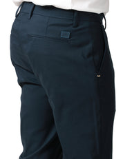 PANTALONE UOMO ENTRE AMIS BLU NOTTE ALLA CAVIGLIA CON TASCA AMERICA