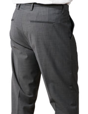 PANTALONE UOMO ENTRE AMIS GRIGIO SCURO CON TASCA AMERICA E PINCES SINGOLA