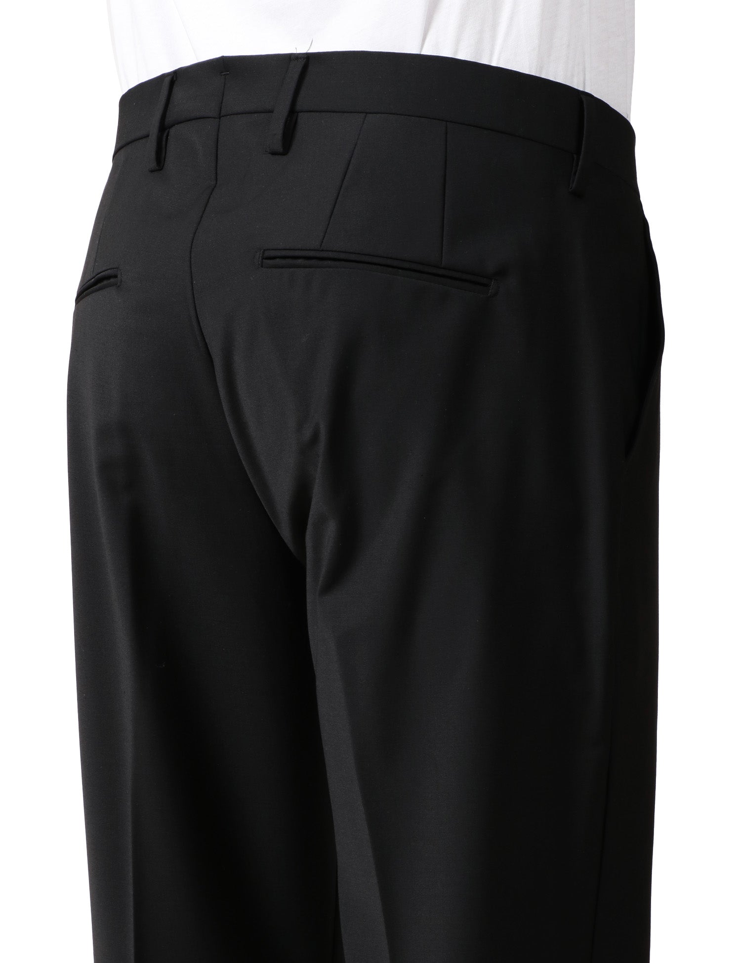 PANTALONE UOMO ENTRE AMIS NERO CON TASCA AMERICA E PINCES SINGOLA DAVANTI