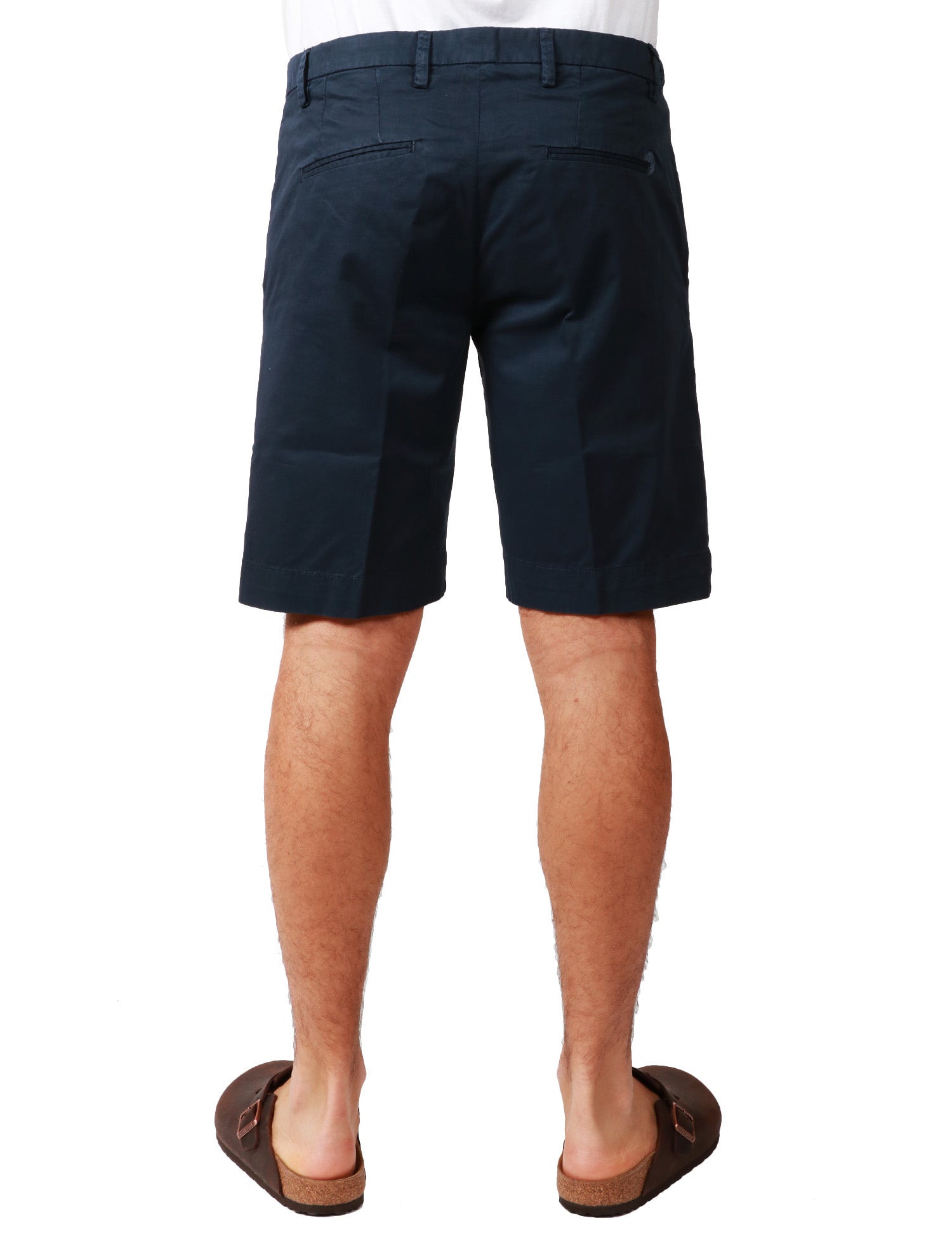 BERMUDA UOMO ENTRE AMIS BLU NAVY CON TASCA AMERICA