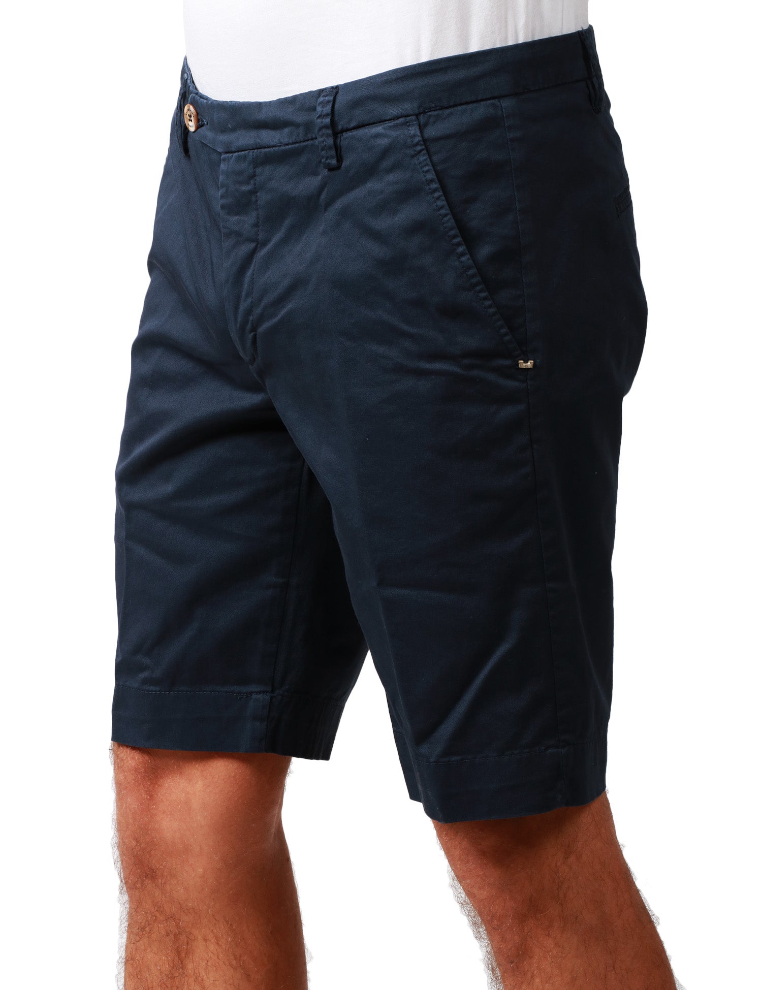 BERMUDA UOMO ENTRE AMIS BLU NAVY CON TASCA AMERICA