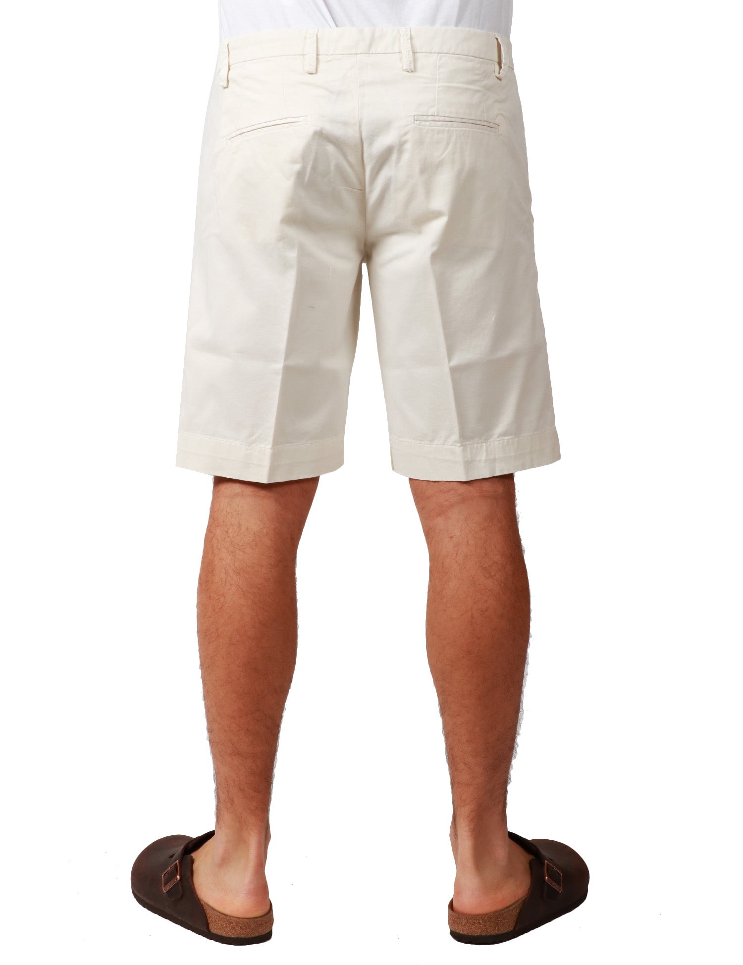 BERMUDA UOMO ENTRE AMIS BIANCO CON TASCA AMERICA