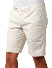 BERMUDA UOMO ENTRE AMIS BIANCO CON TASCA AMERICA