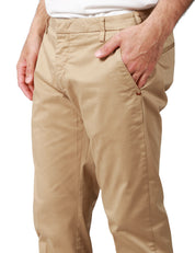 PANTALONE UOMO ENTRE AMIS CAMEL TASCA AMERICA ALLA CAVIGLIA