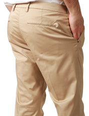 PANTALONE UOMO ENTRE AMIS CAMEL TASCA AMERICA ALLA CAVIGLIA