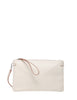 Borsa clutch donna gianni chiarini hermy marble in pelle double grana maxi con zip