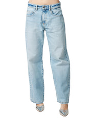 JEANS DONNA ICON DENIM BEA LAVAGGIO CHIARO A VITA BASSA E MEDIA E GAMBA DRITTA