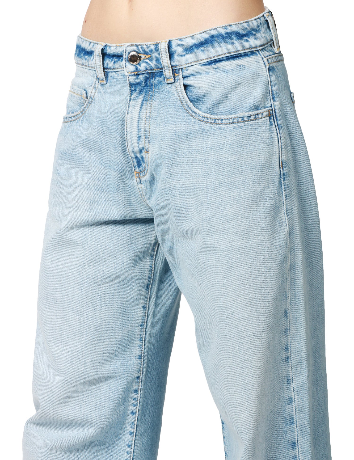 JEANS DONNA ICON DENIM BEA LAVAGGIO CHIARO A VITA BASSA E MEDIA E GAMBA DRITTA