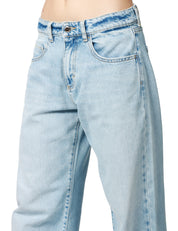 JEANS DONNA ICON DENIM BEA LAVAGGIO CHIARO A VITA BASSA E MEDIA E GAMBA DRITTA