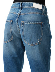 JEANS DONNA ICON DENIM IRIS LAVAGGIO MEDIO A GAMBA DRITTA E MORBIDA
