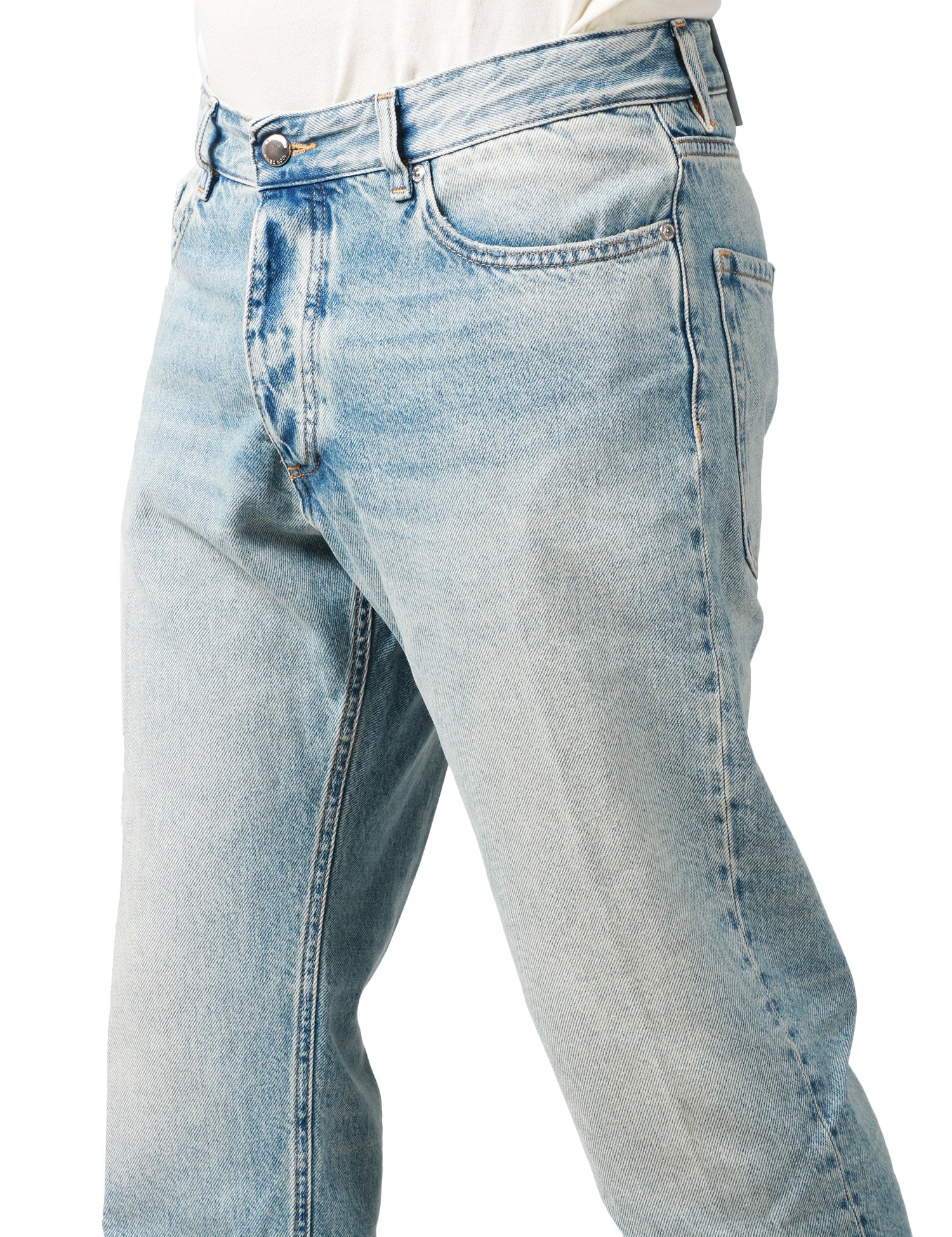 JEANS UOMO ICON DENIM JOSH LAVAGGIO CHIARO GAMBA DRITTA