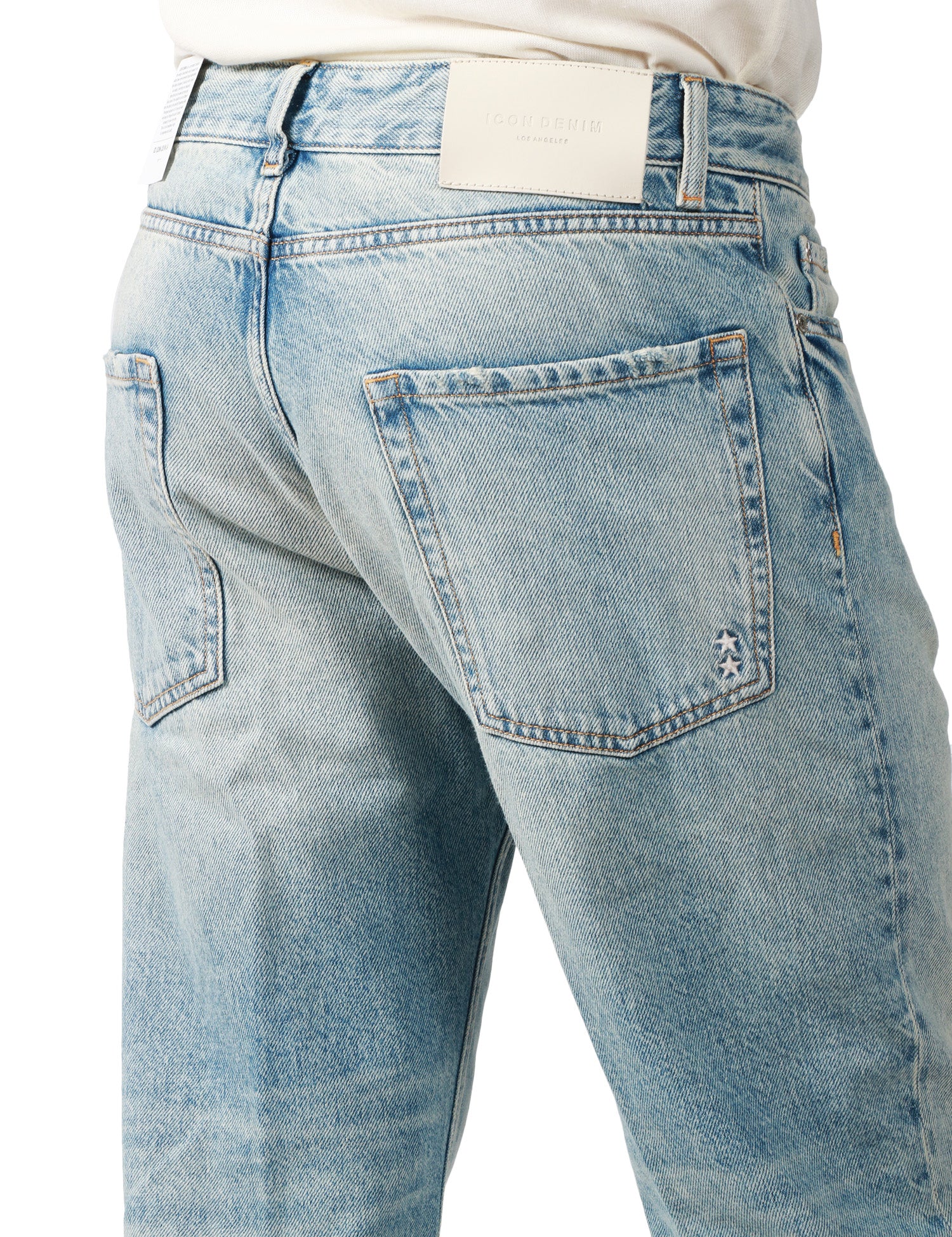 JEANS UOMO ICON DENIM JOSH LAVAGGIO CHIARO GAMBA DRITTA