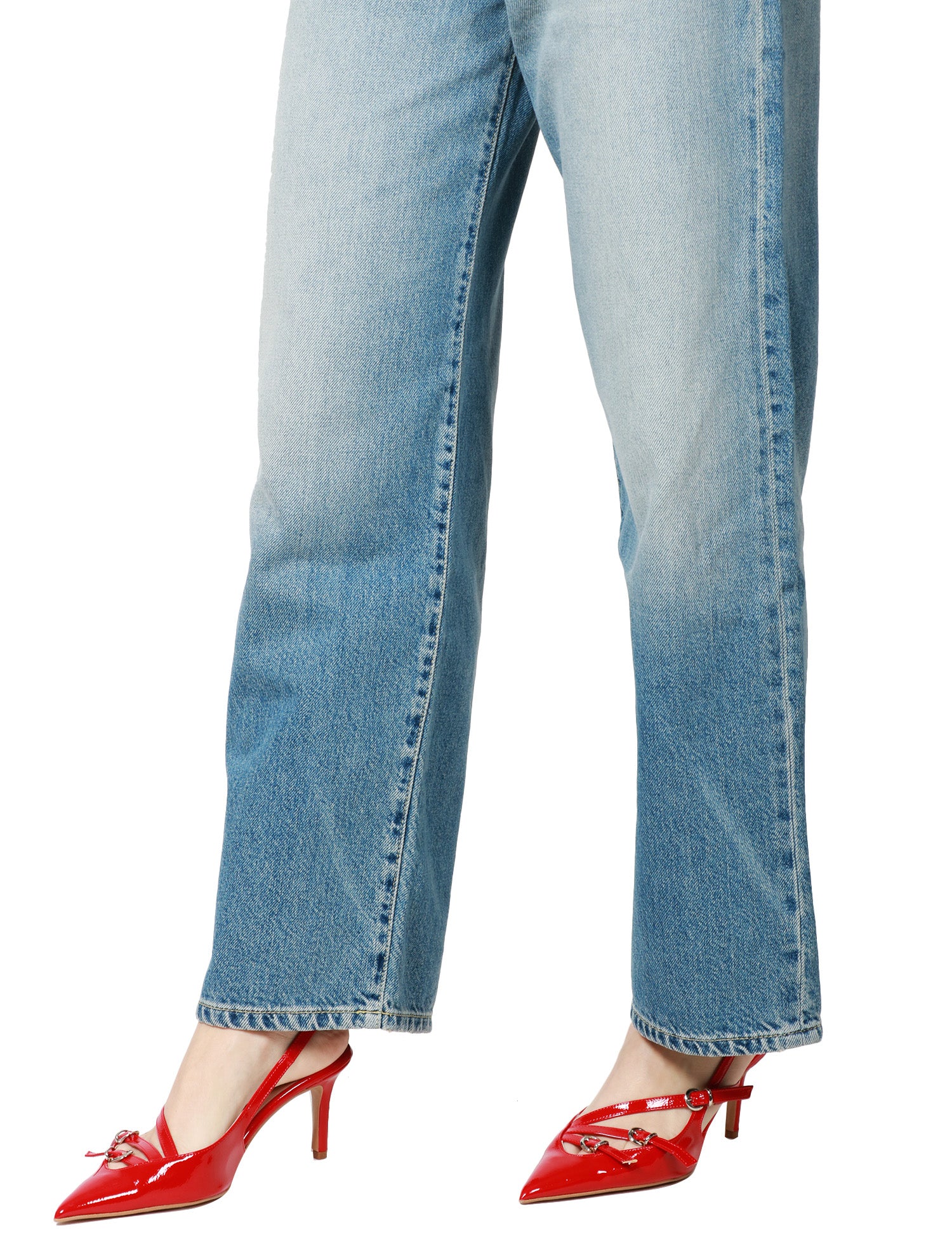 JEANS DONNA ICON DENIM POPPY LAVAGGIO CHIARO A GAMBA DRITTA