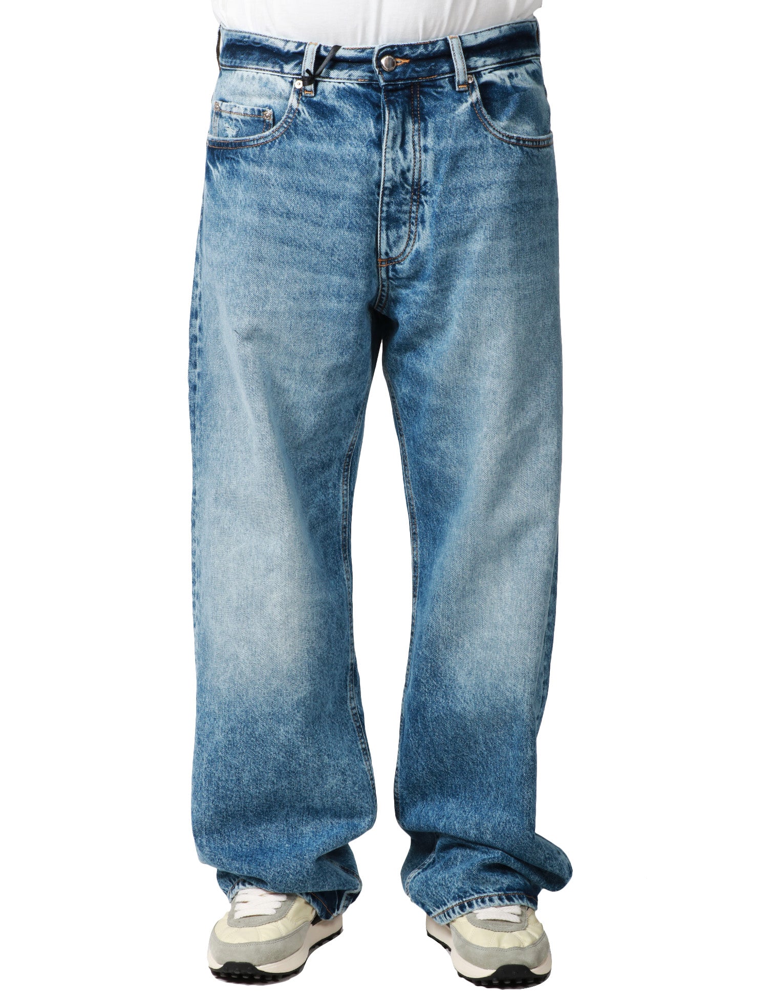 JEANS UOMO ICON DENIM WILL LAVAGGIO MEDIO A GAMBA DRITTA E LARGA