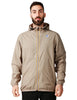 Giubbino uomo k-way le vray 4.0 claude taupe in tessuto micro ripstop impermeabile con zip e cappuccio