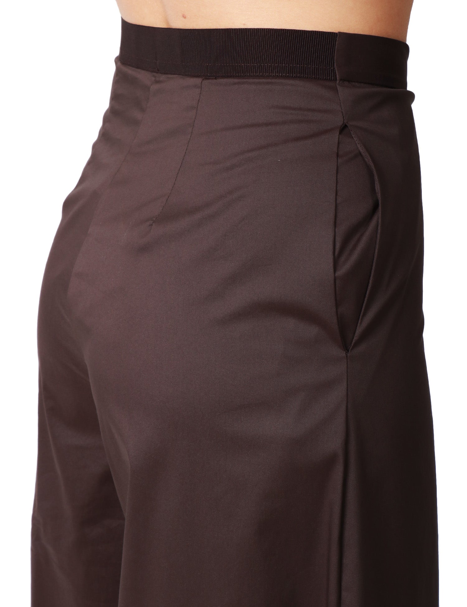 PANTALONE DONNA LIVIANA CONTI MAGMA CROPPED A VITA ALTA IN COTONE