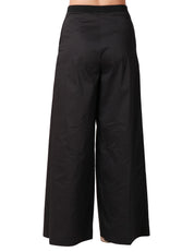 PANTALONE DONNA LIVIANA CONTI NERO A PALAZZO