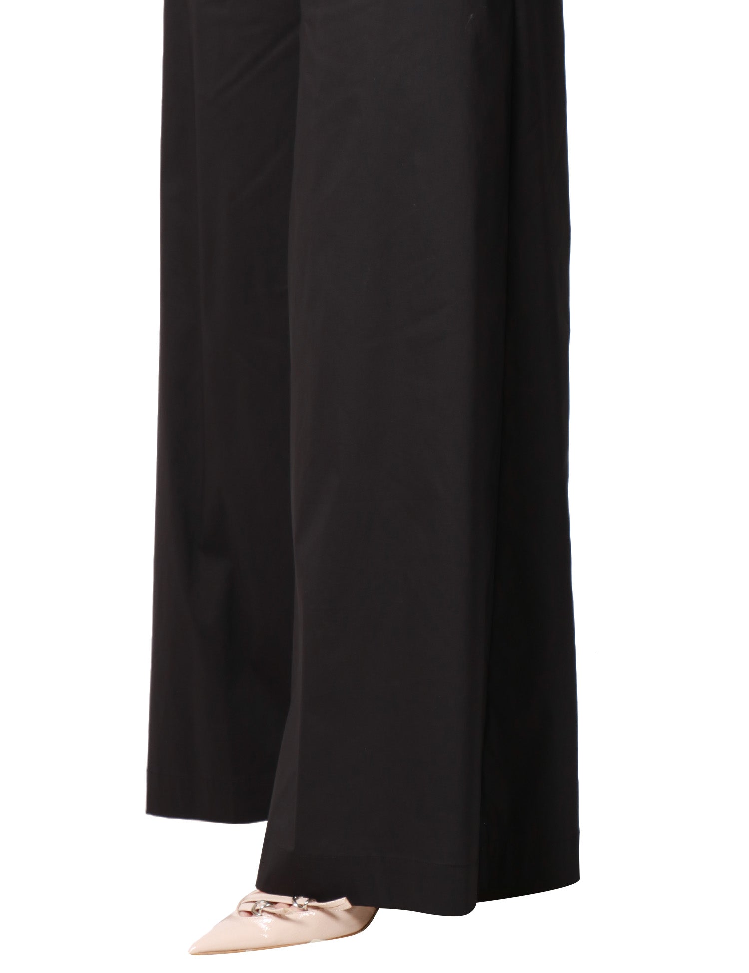 PANTALONE DONNA LIVIANA CONTI NERO A PALAZZO