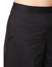 PANTALONE DONNA LIVIANA CONTI NERO A PALAZZO