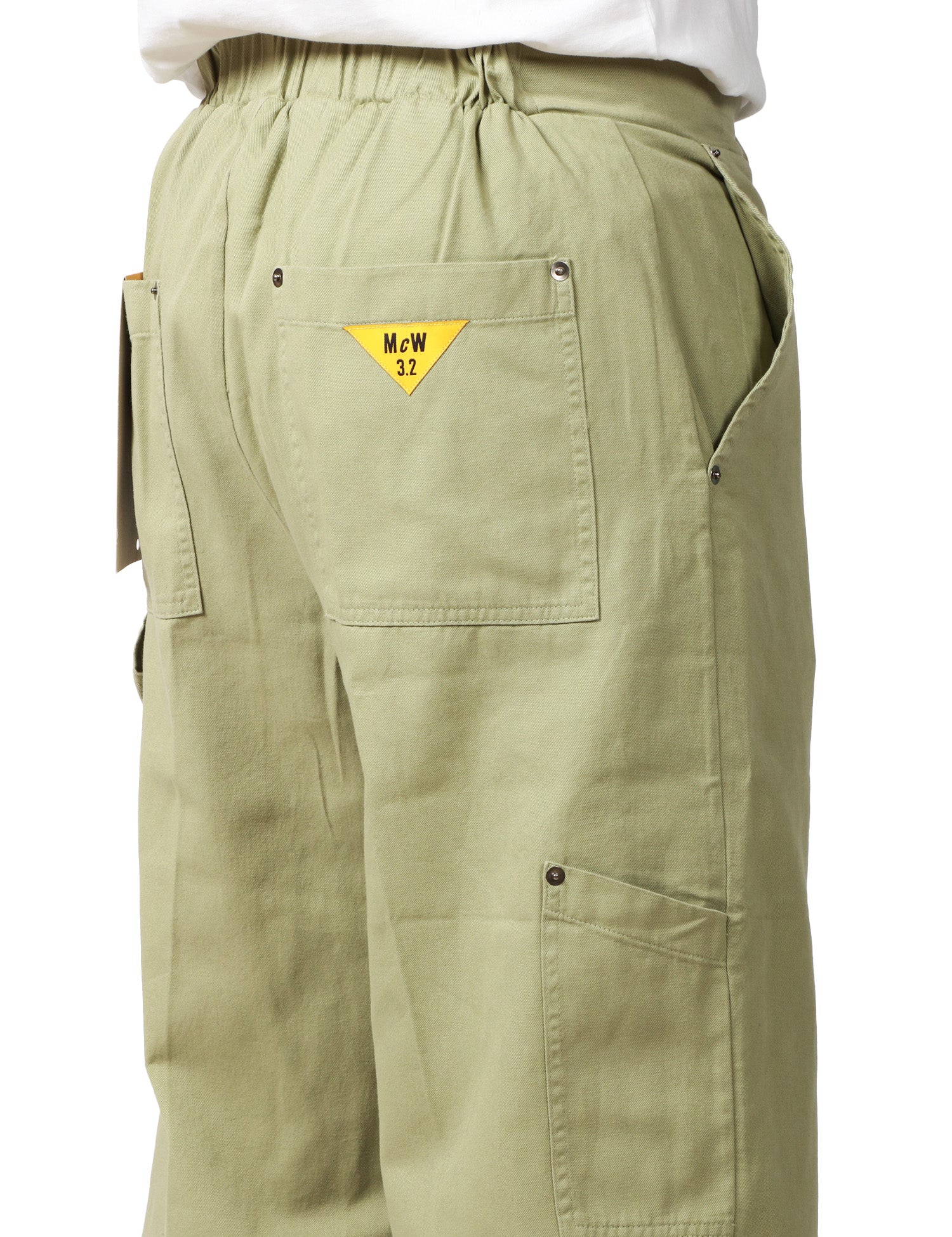 PANTALONE UOMO MAISON CRAZY WORKER 3.2 MILITARE IN COTONE