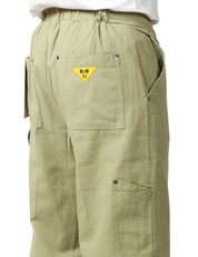 PANTALONE UOMO MAISON CRAZY WORKER 3.2 MILITARE IN COTONE