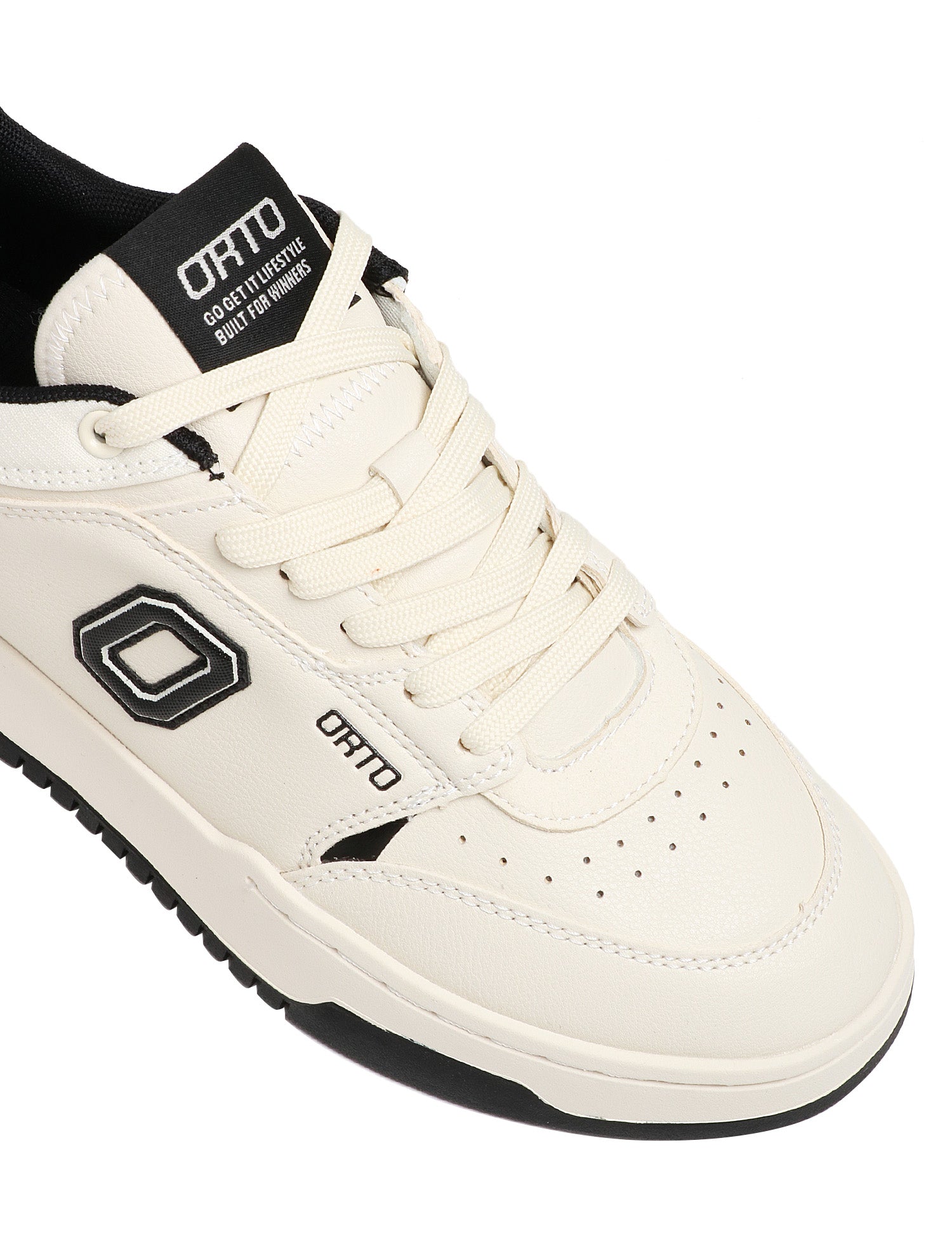 SCARPA UOMO ECLIPSE ORTO BIANCA CON INSERTI NERI